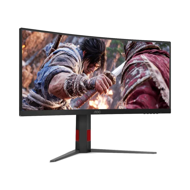 【AOC】Gaming CU34G4H 曲面電競螢幕(34型/WQHD/200Hz/0.3ms/Fast VA/可升降)
