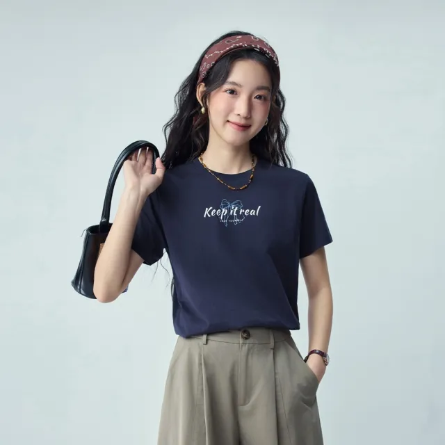 【GIORDANO 佐丹奴】男女裝印花圓領短袖T恤(多色任選)