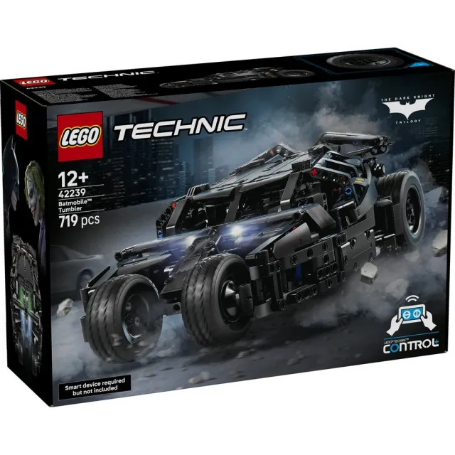 【LEGO 樂高】科技系列 42239 Batmobile Tumbler(蝙蝠俠 汽車模型 禮物 玩具)