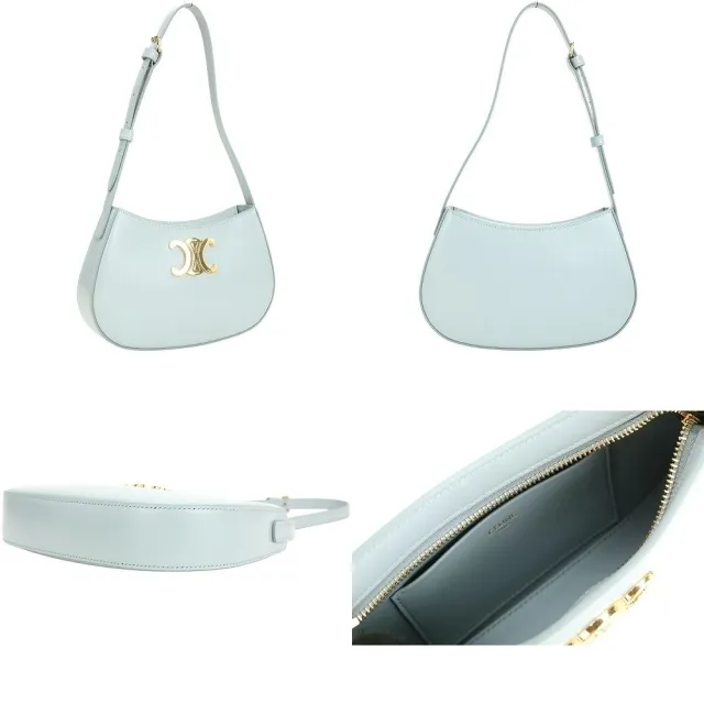 【CELINE】賽琳 Tilly 中型 凱旋門標誌亮面牛皮肩背包-多款可選(肩背包 手提包 腋下包)