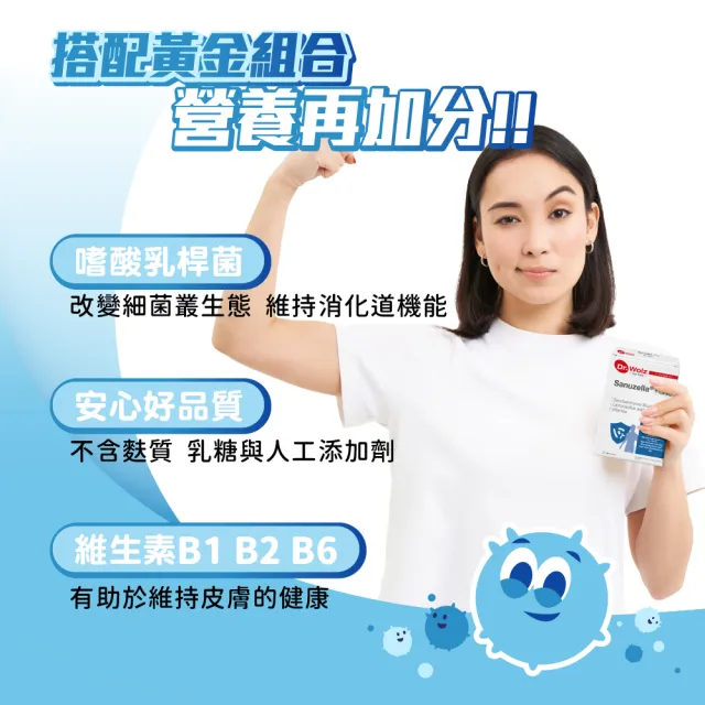 【德風健康館】Dr.Wolz益康敏膠囊*2盒共120顆(酵母益生菌CBS5926 益生菌膠囊 德國益生菌推薦)