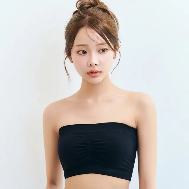 【aimerfeel】單品內衣經典TUBE TOP內衣-黑色-1203618-BL