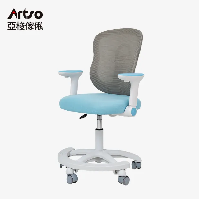 【Artso 亞梭】Easy One桌+吐司椅 升級坐剎輪(兒童桌椅/成長桌椅/學習桌椅/升降桌椅)