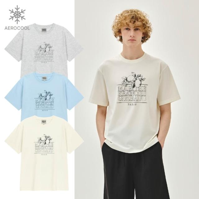 【MARITHE FRANCOIS GIRBAUD】官方旗艦 中性款透氣涼感檸檬LOGO短袖上衣(多款任選)