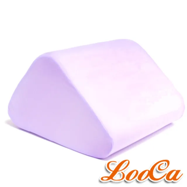 【LooCa】吸濕排汗萬用三角靠墊+釋壓記憶萬用靠枕頭-超值2件組