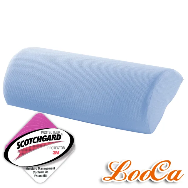 【LooCa】吸濕排汗萬用三角靠墊+釋壓記憶萬用靠枕頭-超值2件組