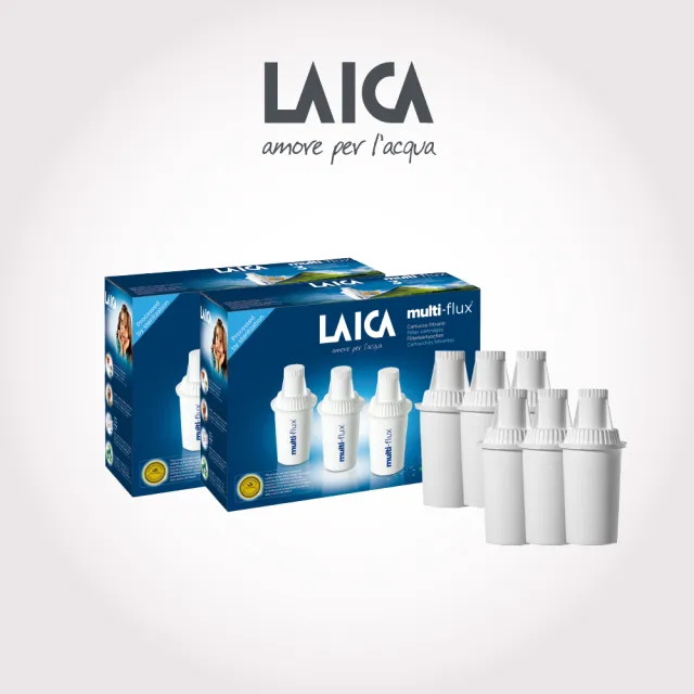 【LAICA 萊卡】長效8周經典單流濾芯(義大利原裝進口 6入/盒)