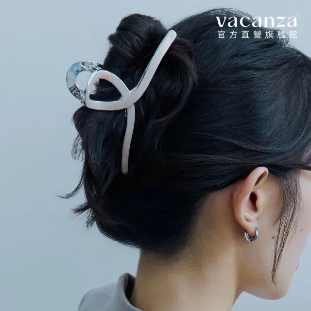 【vacanza】亮粉滴膠線型 沙夾 (髮飾 情人節禮物 生日禮物)