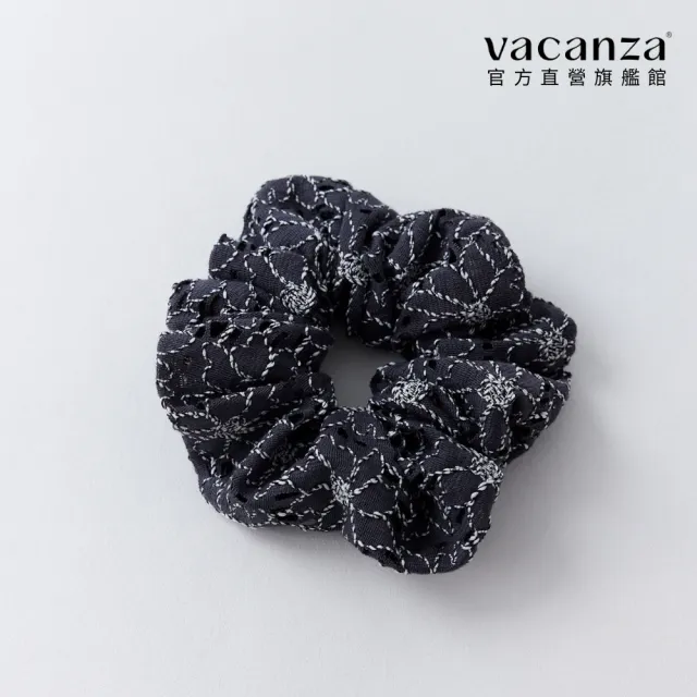 【vacanza】車線花朵 大腸圈 (髮飾 情人節禮物 生日禮物)