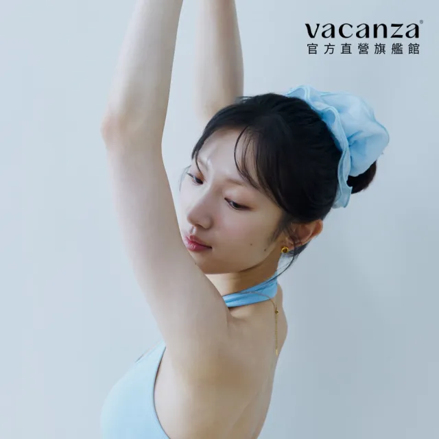 【vacanza】邊皺泡泡沙 大腸圈 (髮飾 情人節禮物 生日禮物)