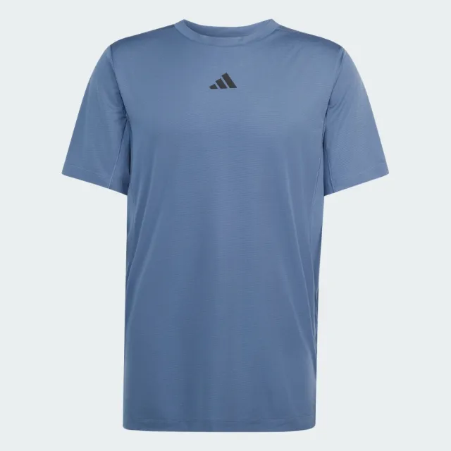 【adidas 愛迪達】短袖上衣 男 訓練 慢跑 亞規 D4T PrimeLift T 藍 KV6621(S3416)
