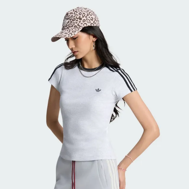 【adidas 愛迪達】運動 休閒 短袖 T恤 女上衣 TALIORED TEE W(KT7791)