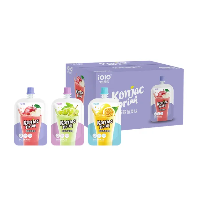 【十全】iOiO食在愛我超口感蒟蒻100gX20入/組(蘋果/白葡萄/百香果)