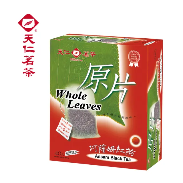 【天仁茗茶】袋茶茶包40入x3盒(高山烏龍茶原片/鮮綠茶原片/阿薩姆紅茶原片/黃金玄米茶/菊花普洱茶)