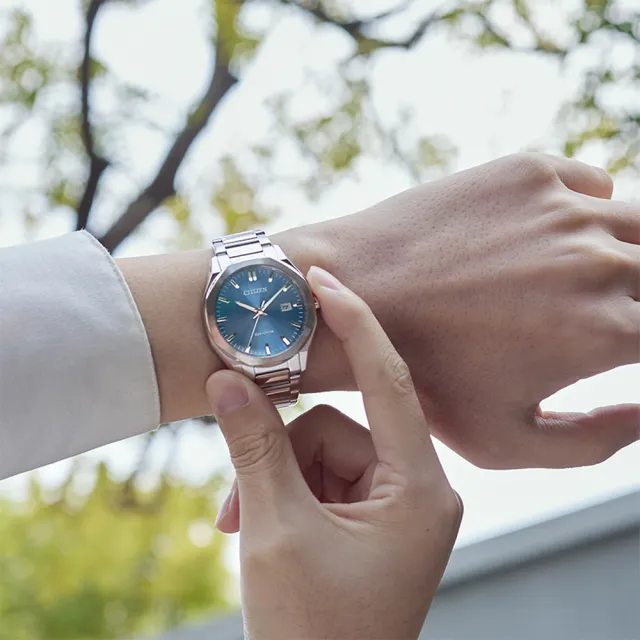 【CITIZEN 星辰】父親節推薦款 限量 光動能八角形經典大三針手錶-藍/38mm 錶 生日禮 送禮(BM7620-83M)