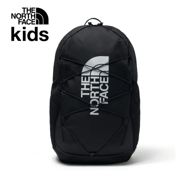 【The North Face】北面兒童黑色DWR防潑水大容量休閒後背包｜52VYJK3