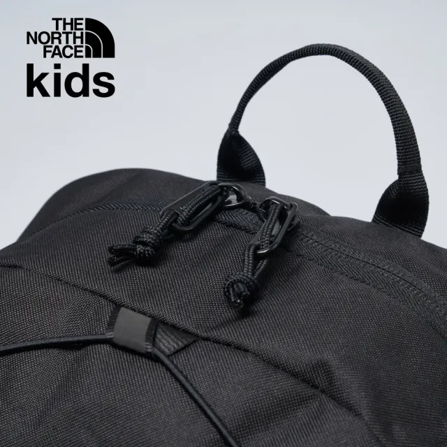 【The North Face】北面兒童黑色DWR防潑水大容量休閒後背包｜52VYJK3