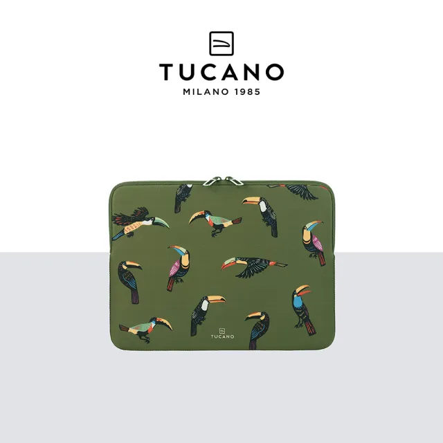 【TUCANO】40週年品牌限量電腦內袋包 15/16吋-軍綠色 (電腦殼 筆電包 電腦包)