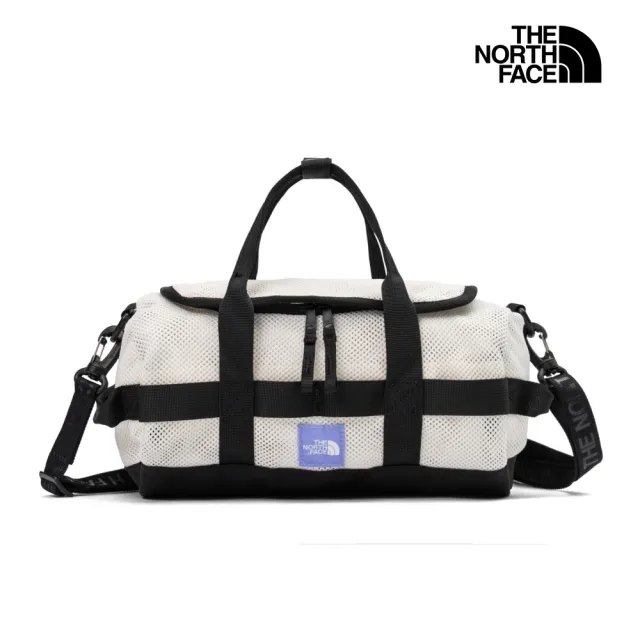 【The North Face】北面男女款米白色兩用手提斜背包｜8HNVQLI