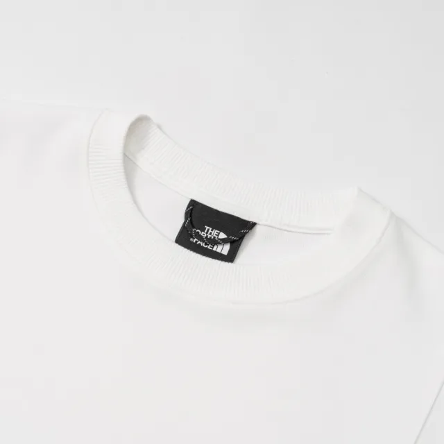 【The North Face】北面UE男款白色寬鬆舒適短袖T恤｜8FC3FN4