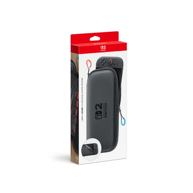 【Nintendo 任天堂】Switch 2 主機+《NS2狂野之心 S》+《NS2便攜包》+《9H鋼化貼》