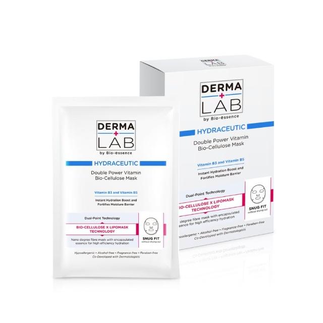 【DermaLab 德美醫研】德美醫研超效雙B保濕生物纖維面膜25mlX3片/盒