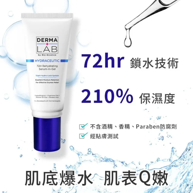 【DermaLab 德美醫研】72H保濕爆水精華霜45g