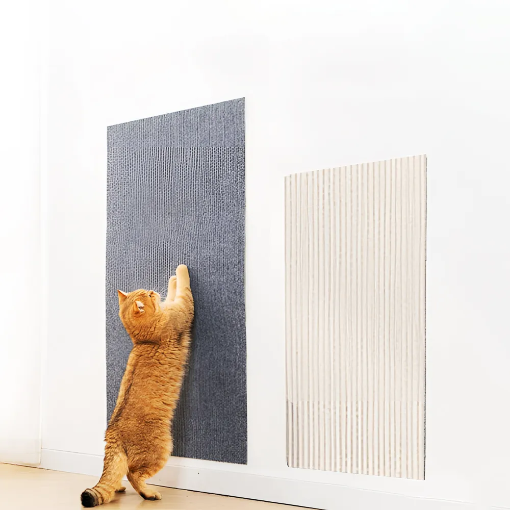 【上手家居】貓咪攀爬貼 60x100cm 2片組(防貓抓/貓抓板 /抓貼/防抓貼/貓咪抓板/貼牆貓抓板/沙發防抓貼)