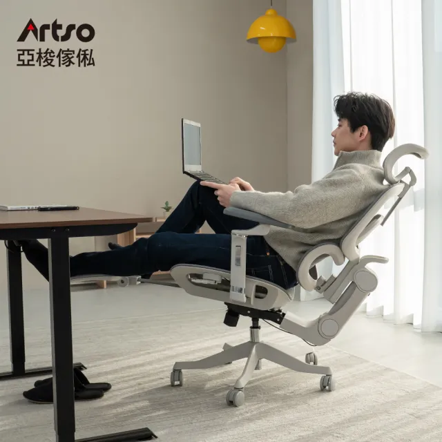【Artso 亞梭】Switch AIR動態撐腰追背椅(自行組裝/電腦椅/人體工學椅/辦公椅/椅子/全網椅)