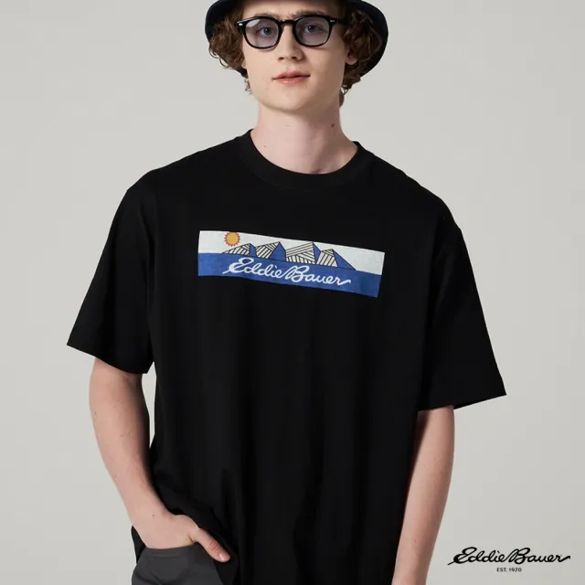 【Eddie Bauer】JAPAN EDITION 中性經典LOGO刺繡/印花T恤 任選