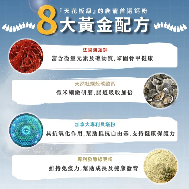 【WeWant 威旺】兩爬專用科研鈣D3