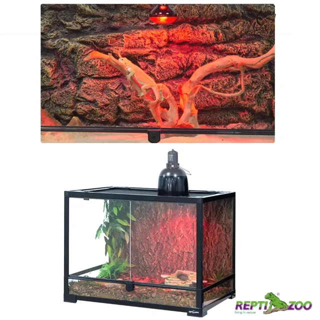 【REPTIZOO 瑞普】75W 全天候紅外線加熱燈 E27/取暖燈/夜間保溫燈泡(REPTI ZOO適用陸龜.兩棲爬蟲類AR75)
