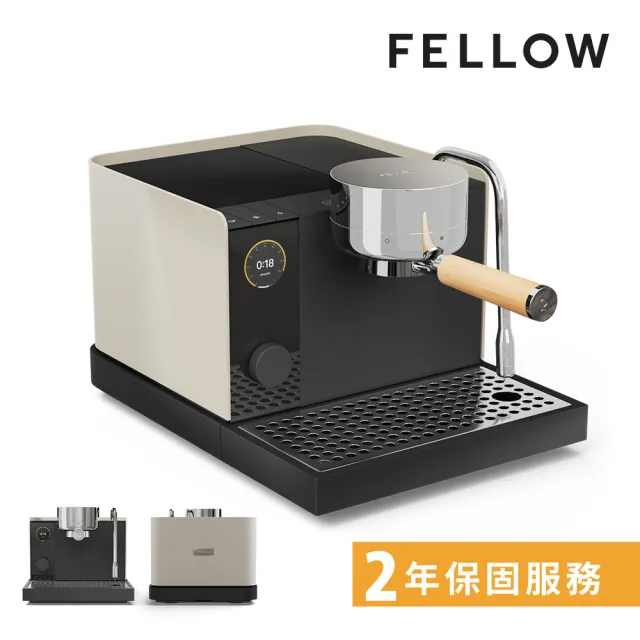 【FELLOW】Espresso Series 1 半自動義式咖啡機 芝麻白(搭配楓木把手)