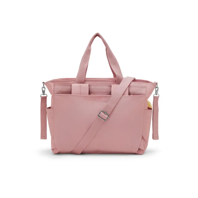 【KIPLING】淺霧粉多袋收納兩用母嬰托特包-BABYGEAR 女包