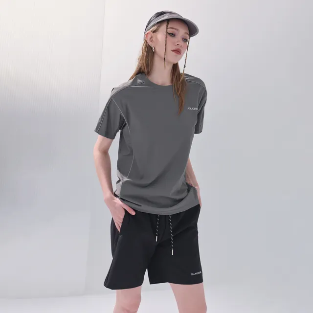 【MAJOR MADE】反光銀滾邊威化格涼感機能T(機能短T/涼感上衣/透氣機能T)