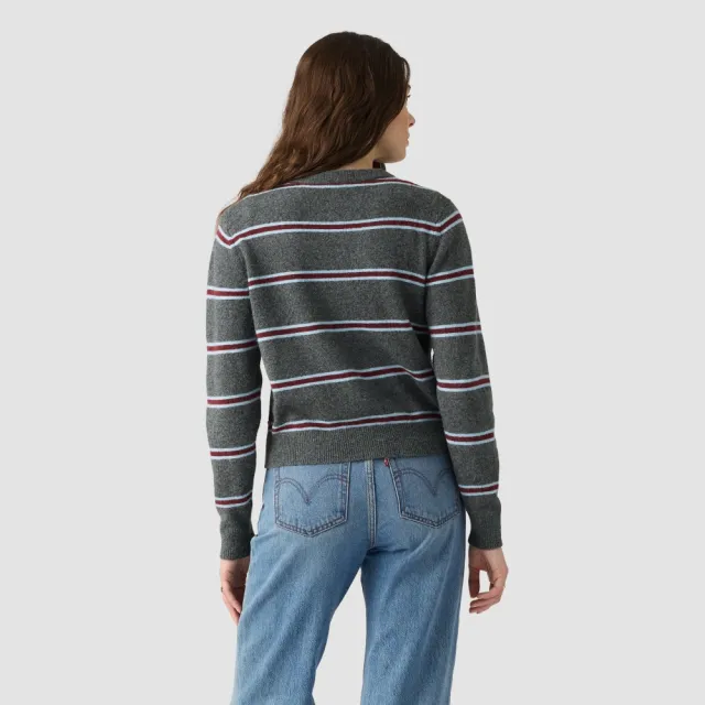 【LEVIS】Claire 長袖羊毛混紡開襟衫 / 外套 女生上衣 熱賣單品 008SF-0004