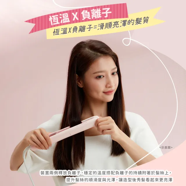 【Panasonic 國際牌】負離子直捲兩用造型器-抹茶歐蕾(EH-HV31-G)