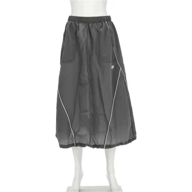 【NEW BALANCE】女款 灰色 彈性腰圍 工裝 穿搭 休閒 長裙 WB61D2OPCAS