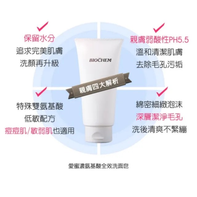 【ARWIN 雅聞】愛蜜濃氨基酸全效洗面皂150g(洗面乳/潔面乳)
