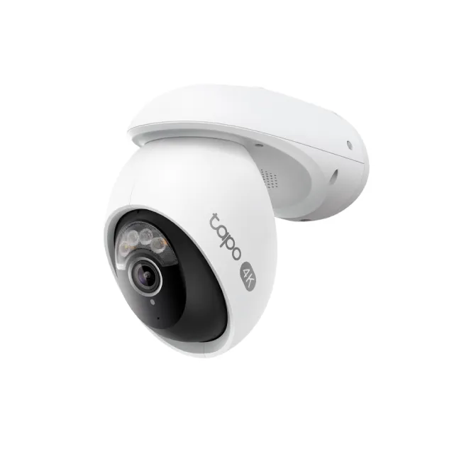 (兩入組)【TP-Link】4K 800萬畫素 Wi-Fi可旋轉室外監視器 人臉辨識(Tapo C560WS)