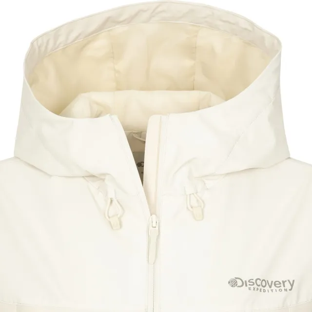 【Discovery Expedition】Bertex Barnsley 女版機能連帽外套 防風 防潑水 抗UV(DWWJ34051-IVD)