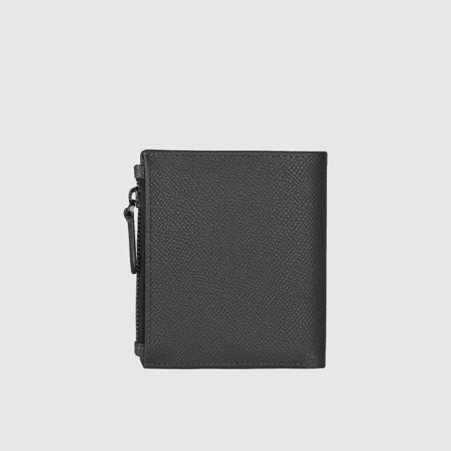 【BRAUN BUFFEL 德國小金牛】HOMME-ZW 6卡直立拉鍊零錢袋短夾-多色任選(BF599-325-BK/NY) 錢包送禮推薦