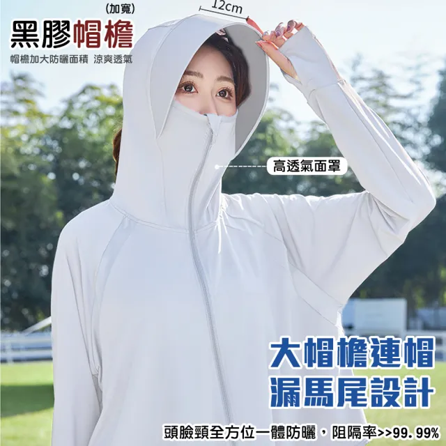 【QIDINA】親膚冰絲涼感不悶熱遮陽防曬外套-D(薄外套女 連帽外套 夏天外套 運動外套 涼感外套 短版外套)