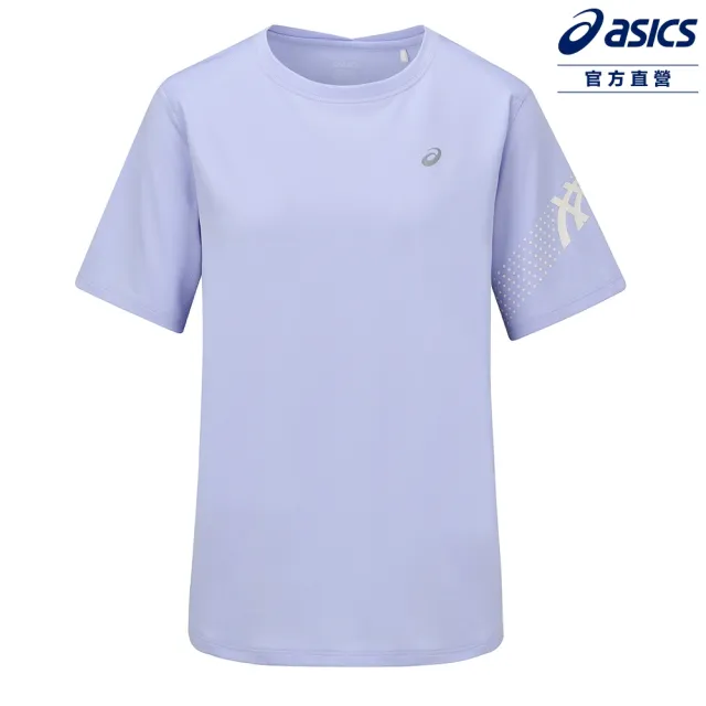 【asics 亞瑟士】ICON 短袖上衣 女款 海外版 跑步上衣 2012D363-401