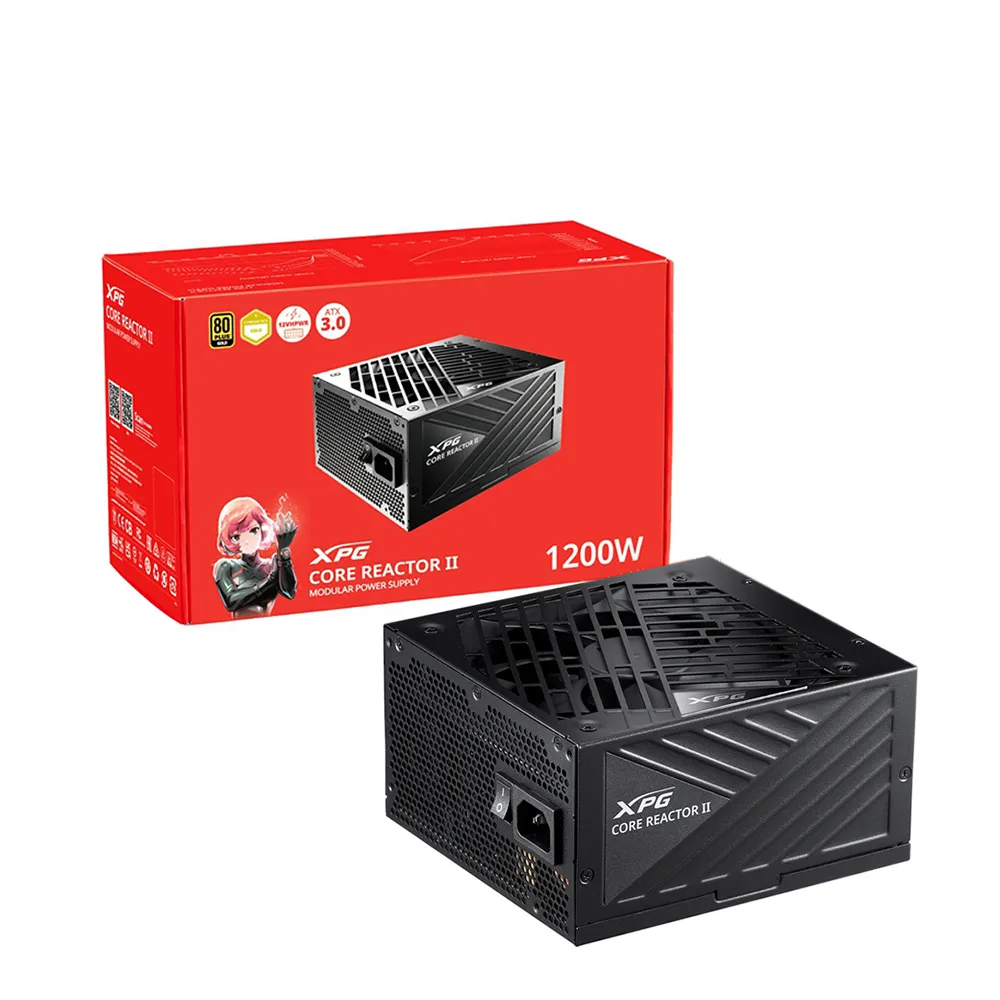 【XPG】威剛CORE REACTOR II 1200W 金牌 電源供應器(10年保固/GEN5)