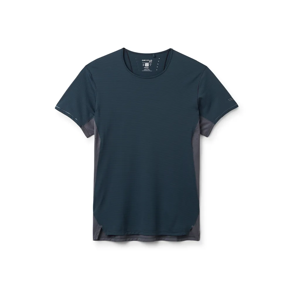 【RAB】Sonic Ultra Tee 短袖極限野跑排汗衣 鯨魚灰 男款 #QCC57
