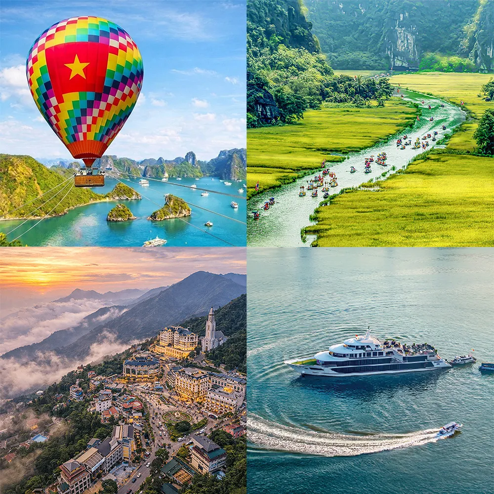 好饗趣旅遊|指定出發6-12月-直飛北越雙龍灣熱氣球五星城堡酒店5日