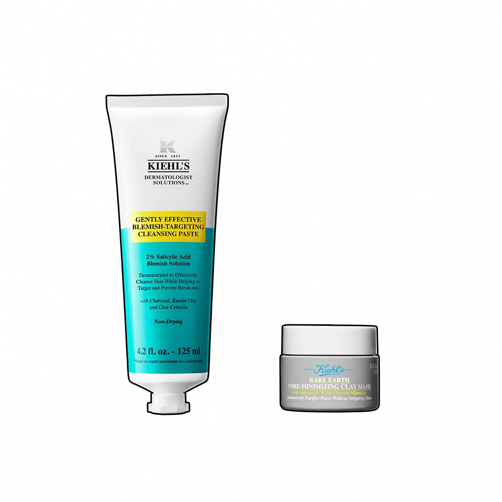 【Kiehl’s 契爾氏】官方直營 2%水楊酸三合一淨痘潔膚乳125ml(Kiehl’s/新品上市/抗痘/減少痘痘粉刺)