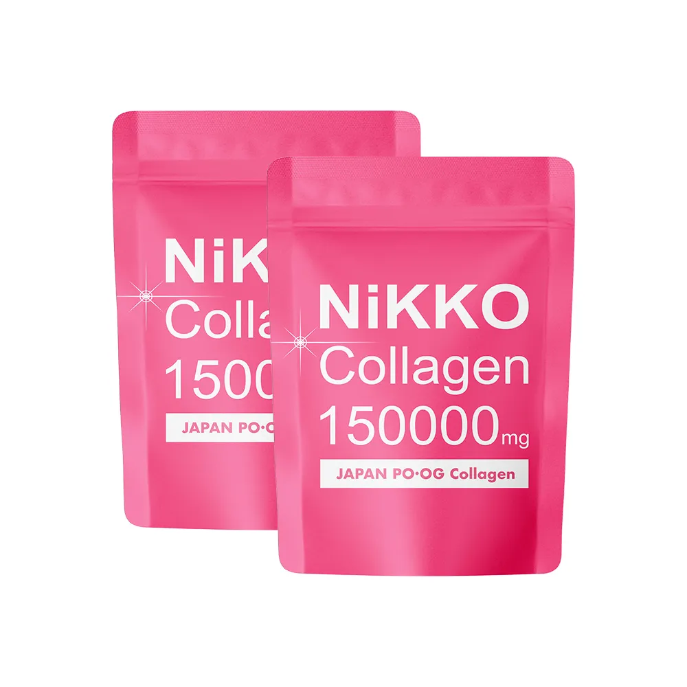 【Shanlishu 山立樹】NiKKO純膠原蛋白胜粉PO.OG 30日份 日本製(150gx2袋 無雌激素/小分子高吸收速攻型)