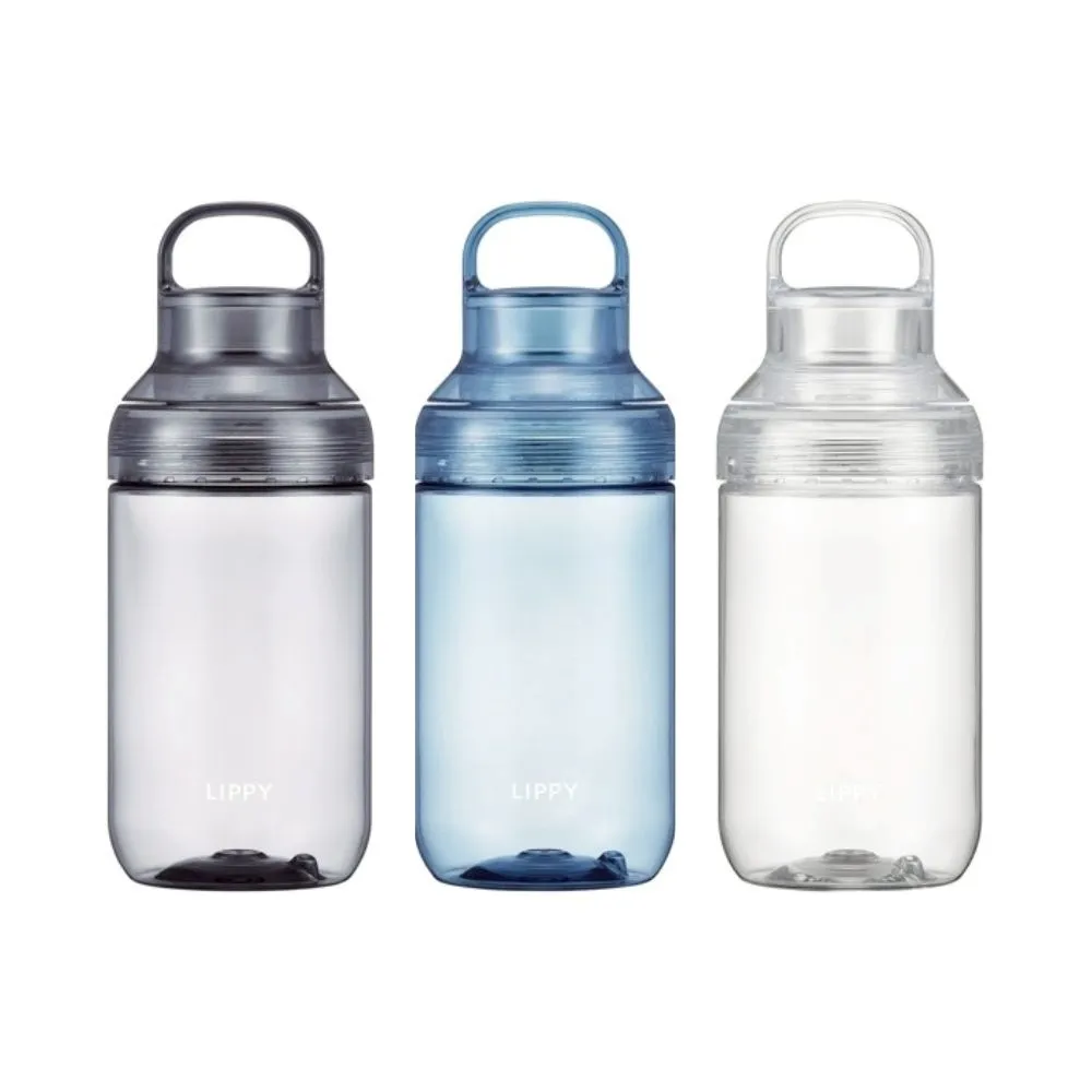 【LIPPY】日本製手提式Tritan透明水壺- 700ML (安全耐用 可拆洗 輕便水壺)